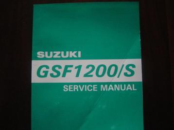 Suzuki GSF1200 S 1996 Bandit motorcycle service manual T ST beschikbaar voor biedingen
