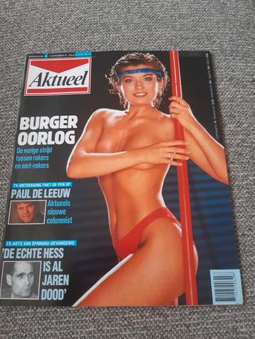 38.Aktueel 1987. Paul de Leeuw. De Dijk. Bert Haastra. Huub  beschikbaar voor biedingen