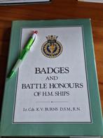 Badges and battle honours of H.M. ships Hardcover, Boeken, Ophalen of Verzenden, Gelezen