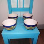 Fairtrade kommetjes artesa handmade for Ecuador 4 stuks, Huis en Inrichting, Keuken | Servies, Ophalen, Zo goed als nieuw, Kom(men)