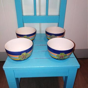 Fairtrade kommetjes artesa handmade for Ecuador 4 stuks beschikbaar voor biedingen