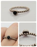 Pandora Ring Maat 64 met Onyx, 20 of groter, Zwart, Ophalen of Verzenden, Zo goed als nieuw