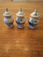 Chineese potjes met deksel, 8 cm, Antiek en Kunst, Ophalen of Verzenden