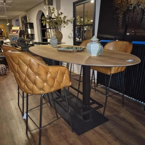 24450 Statafel Bartafel Teak 2,40 m x 1,10 m, Huis en Inrichting, Tafels | Statafels, Nieuw, Ophalen