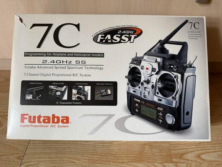 Futaba 7C 2,4ghz fasst zender set, Hobby en Vrije tijd, Modelbouw | Radiografisch | Overige, Zo goed als nieuw, Ophalen of Verzenden