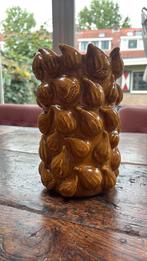 Vaas met vijgen bruin 25 cm hoog, Huis en Inrichting, Woonaccessoires | Vazen, Ophalen, Steen, Overige kleuren, Nieuw
