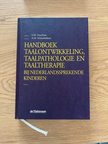 Handboek Taalontwikkeling, Taalpathologie en Taaltherapie beschikbaar voor biedingen