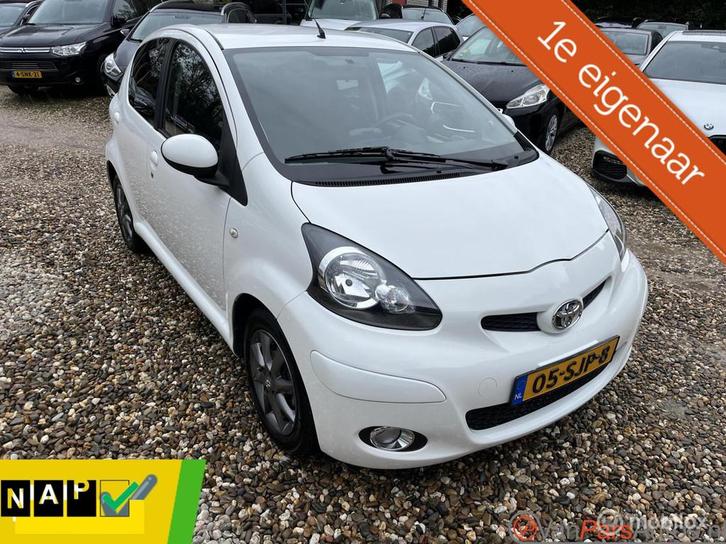 Toyota Aygo 1.0-12V Dynamic Navigator,Airco,5drs,1e eigenaar, Auto's, Toyota, Bedrijf, Te koop, Aygo, ABS, Airbags, Airconditioning