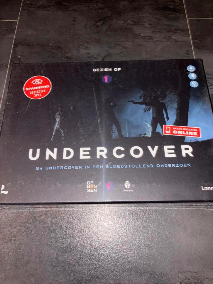 Undercover - Spannend Detectivespel!, Hobby en Vrije tijd, Gezelschapsspellen | Bordspellen, Nieuw, Een of twee spelers, Ophalen of Verzenden