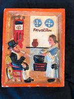 Friese Tegel - Vintage Decoratie, Antiek en Kunst, Antiek | Wandborden en Tegels, Ophalen of Verzenden