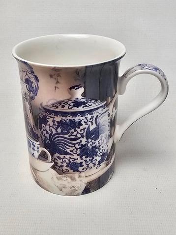 # Northamptonshire Mok - Blauw Wit Engels Design beschikbaar voor biedingen