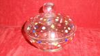 Jaren 1950 bonbon schaal / vide poch glas met bolletjes, Verzamelen, Ophalen of Verzenden, Huis en Inrichting