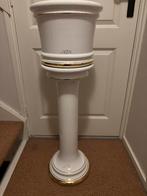 Mooie zuil met bloempot, Ophalen of Verzenden, Zo goed als nieuw