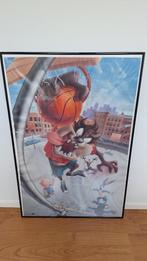 Poster Looney Tunes in Wissellijst, Ophalen, Zo goed als nieuw, Foto of Poster, 75 cm of meer