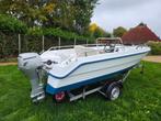 Te koop Ryds 475 Consoleboten met 10pk Honda, Watersport en Boten, Ophalen, Gebruikt, Tot 10 pk, 3 tot 6 meter