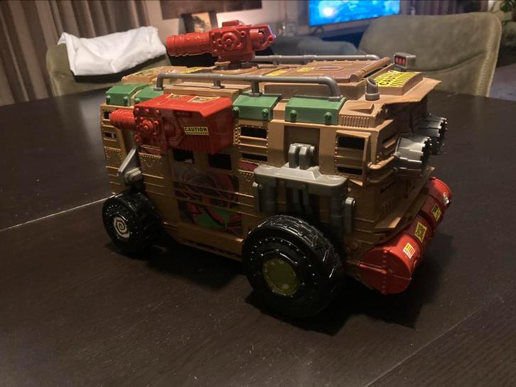 Ninja Turtles Shellraiser (bus), Kinderen en Baby's, Speelgoed | Speelgoedvoertuigen, Gebruikt, Ophalen of Verzenden