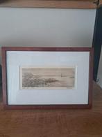 P de vries ets " oane mar", Antiek en Kunst, Kunst | Etsen en Gravures, Ophalen of Verzenden