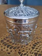 Verzilverd Douwe Egberts theedoosje, Antiek en Kunst, Ophalen