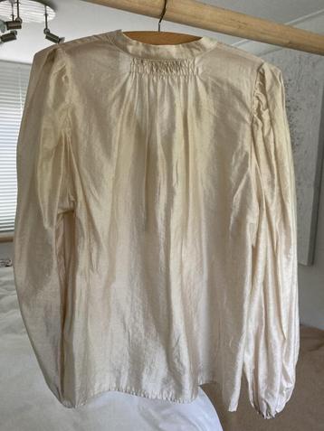 beige blouse MSCH Copenhagen M beschikbaar voor biedingen