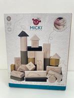 Micki houten blokken 35 stuks, Kinderen en Baby's, Speelgoed | Houten speelgoed, Ophalen of Verzenden, Nieuw, Overige typen