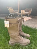 Zara Hoge Laarzen - Maat 40/41 - Nieuw, Ophalen of Verzenden, Nieuw, Beige, Hoge laarzen
