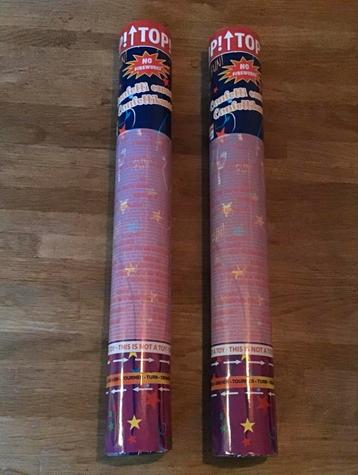 2 Confetti Kanonnen - Nieuw! beschikbaar voor biedingen