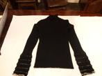 MARITHÉ FRANCOIS GIRBAUD zwarte trui met aparte mouwen, Kleding | Dames, Zwart, Maat 42/44 (L), Nieuw, Ophalen of Verzenden