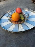 Zilveren fruitschaaltje, Ophalen of Verzenden, Gebruikt, Ovaal, Overige materialen