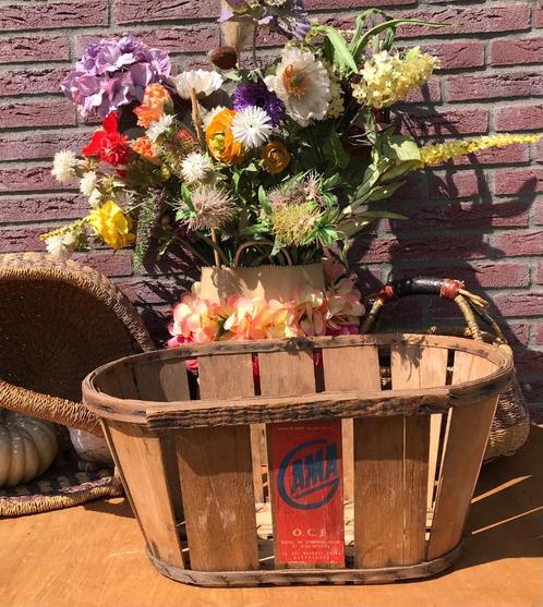 Fruitkist krat - hout - citrusvrucht kistje Casablanca Maroc, Verzamelen, Merken en Reclamevoorwerpen, Zo goed als nieuw, Overige typen