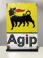 AGIP metalen reclamebord / wandbord (old Look), Verzamelen, Merken en Reclamevoorwerpen, Reclamebord, Nieuw, Ophalen of Verzenden