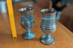 Twee bekers 15cm Fursbreck Pottery goblets vintage keramiek, Ophalen of Verzenden