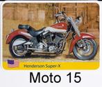 Kw15 motorkaart henderson super x, Ophalen of Verzenden, Zo goed als nieuw, Motoren