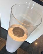 Hoogglans witte zuil met glas, Ophalen, Gebruikt