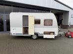 Dethleffs Family 420 TN Bed + Zit + WC 780KG 1e Eigenaar!!, Caravans en Kamperen, Caravans, Schokbreker, Bedrijf, Treinzit, 750 - 1000 kg