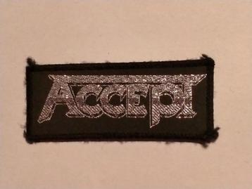 Accept heavy metal vintage logo kleding embleem patch RARE beschikbaar voor biedingen