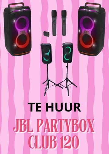 Te huur: JBL Partybox Club 120 – dé ultieme feestbox! beschikbaar voor biedingen