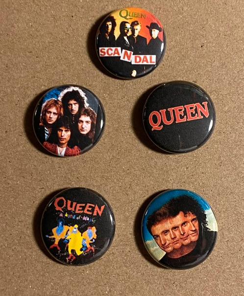 QUEEN #1 buttons speldjes pins Freddie Mercury Brian May, Verzamelen, Speldjes, Pins en Buttons, Nieuw, Button, Verzenden