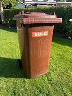 Afvalcontainer 140 liter, bruin, in goede staat, Ophalen, Gebruikt