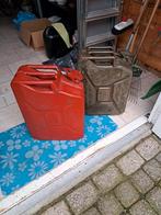 2x Stalen Jerrycans - 20 Liter, Ophalen of Verzenden