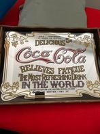Vintage Coca-Cola spiegel dienblad, Ophalen of Verzenden, Gebruikt, Gebruiksvoorwerp