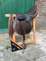 Tekna Letek plus S-line 17.5inch veelzijdigheidszadel bruin, Ophalen, Gebruikt, Recreatie