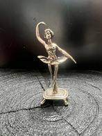 Zilveren miniatuur ballerina, Ophalen of Verzenden