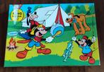 Puzzel Disney Mickey, Goofy, Pluto kamperen, King, 70 stukje, 4 tot 6 jaar, Meer dan 50 stukjes, Zo goed als nieuw, Ophalen