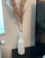 Witte vaas, Ophalen of Verzenden, Zo goed als nieuw, Wit, Minder dan 50 cm