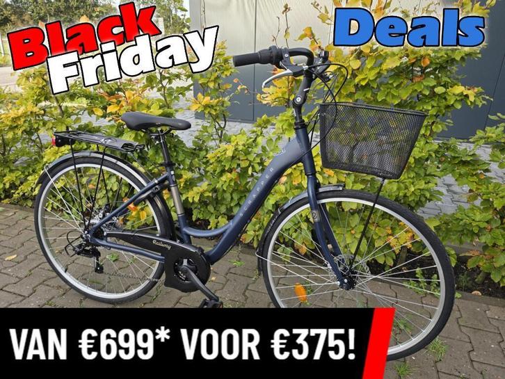 NIEUWW!: Scrapper Railway 2 18SP incl. mand en schijfremmen!, Fietsen en Brommers, Fietsen | Dames | Damesfietsen, Nieuw, Gazelle