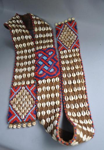 Tribaal gebruikte koningsriem/sjerp KUBA, DR Congo, 1940-50 beschikbaar voor biedingen