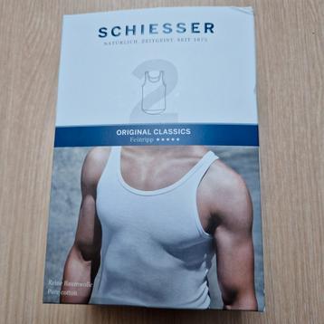 Schiesser Hemd - 2-pack - Wit - XL beschikbaar voor biedingen