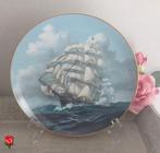 Wandbord Ariel zeilschip van Franklin Porcelain 23 cm, Ophalen of Verzenden, Zo goed als nieuw