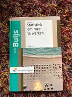 Statistiek om mee te werken, Boeken, Studieboeken en Cursussen, Ophalen of Verzenden, Zo goed als nieuw