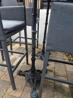 Hogebarkrukken, sta tafels., Tuin en Terras, Tuinsets en Loungesets, Ophalen, 4 zitplaatsen, Kunststof, Gebruikt
